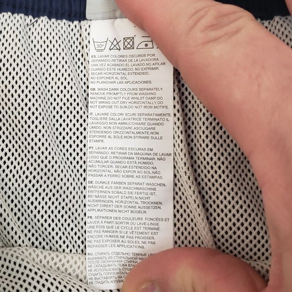 Joma Swimming Trunks Large Navy Blue & Lime Green NWT for Men - Picture 7 of 9